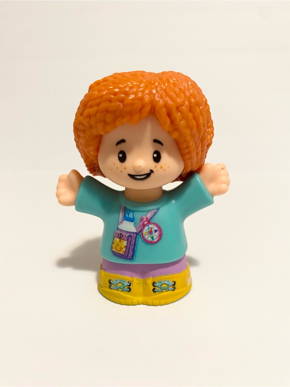 Little People Camping Hiking Red Head Figure w Freckles Fisher Price Toy 4/$20 🛑